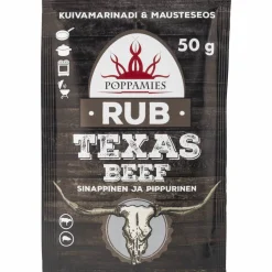 Mausteseos Poppamies 50 g Rub Texas Beef