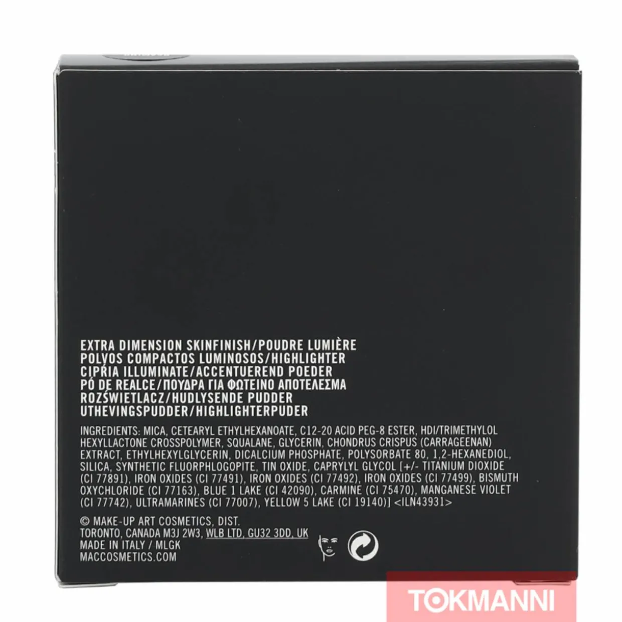 Meikkipuuteri, MAC 9 g Extra Dimension Skinfinish Beaming Blush