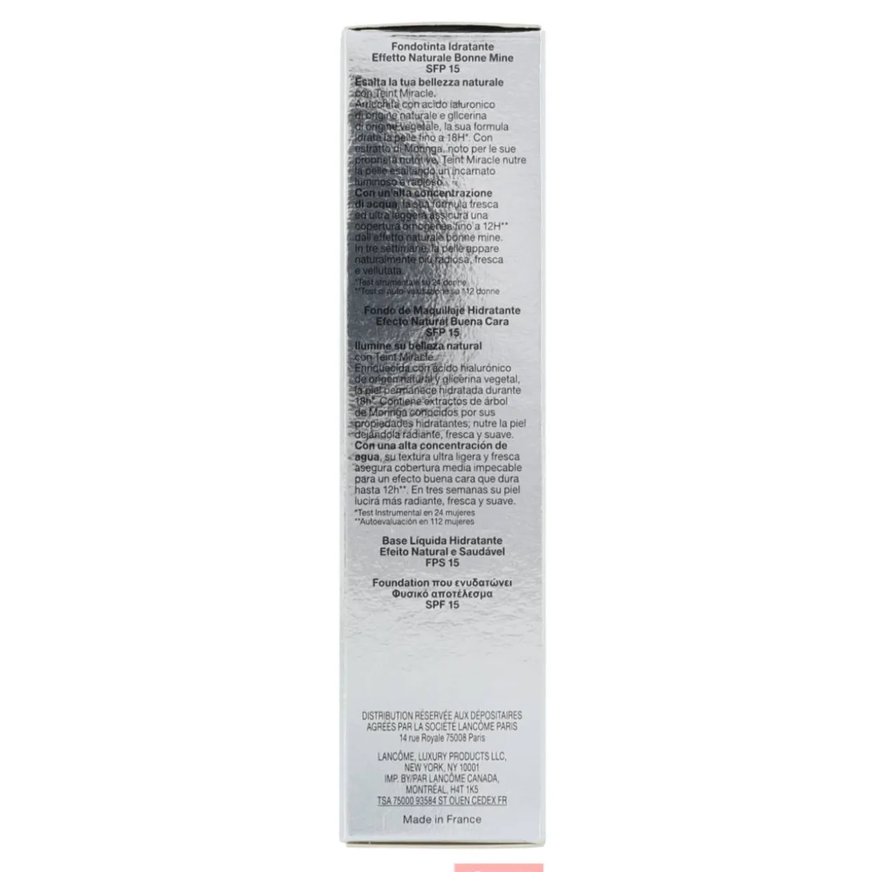 Meikkivoide, Lancome 30 ml Teint Miracle Hydrating Foundation #01 Beige Albatre