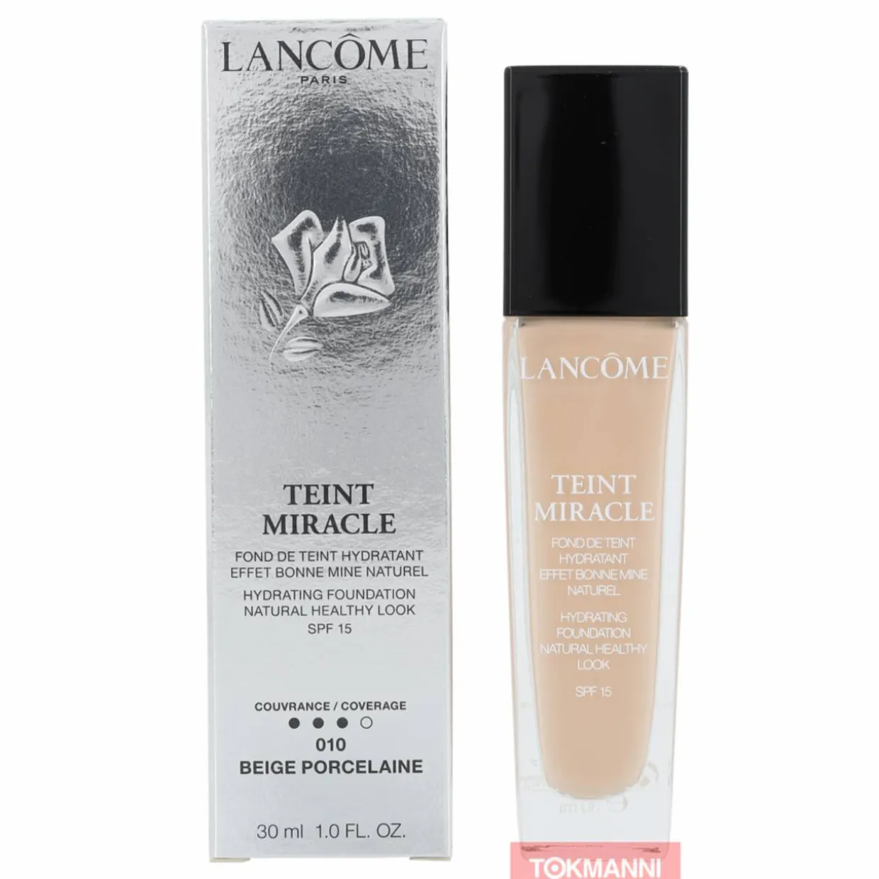 Meikkivoide, Lancome 30 ml Teint Miracle Hydrating SPF15 #010 Beige Porcelaine
