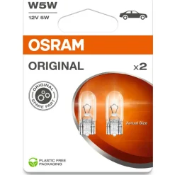 Merkkivalopolttimo Osram W5W 2 kpl