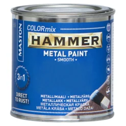 Metallimaali 250ml hopea sileä