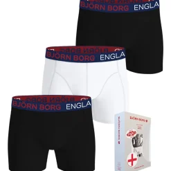 Miesten bokserit Björn Borg Nations Englanti 3-pack