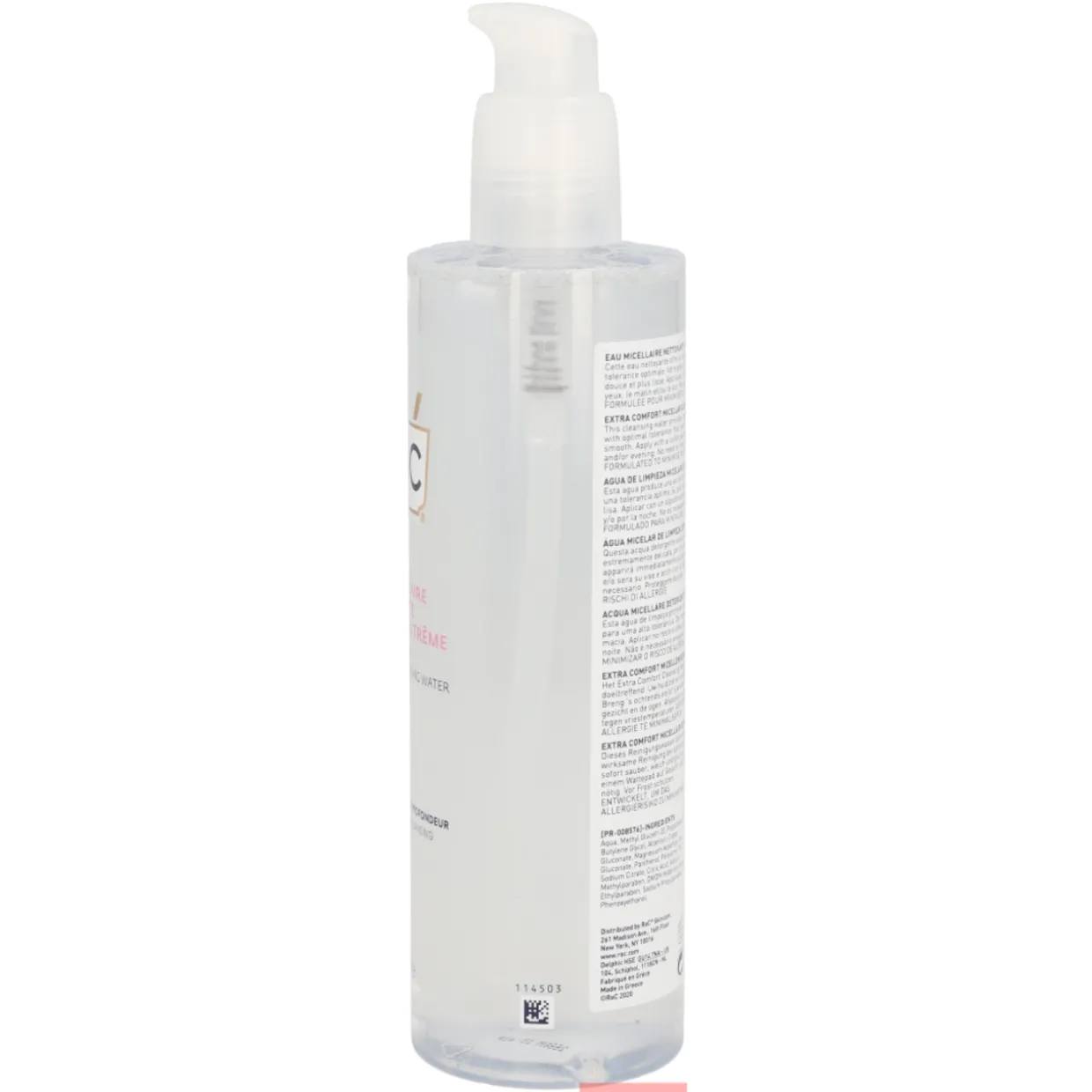 Misellivesi, ROC 400 ml Micellar Extra Comfort Cleansing Water