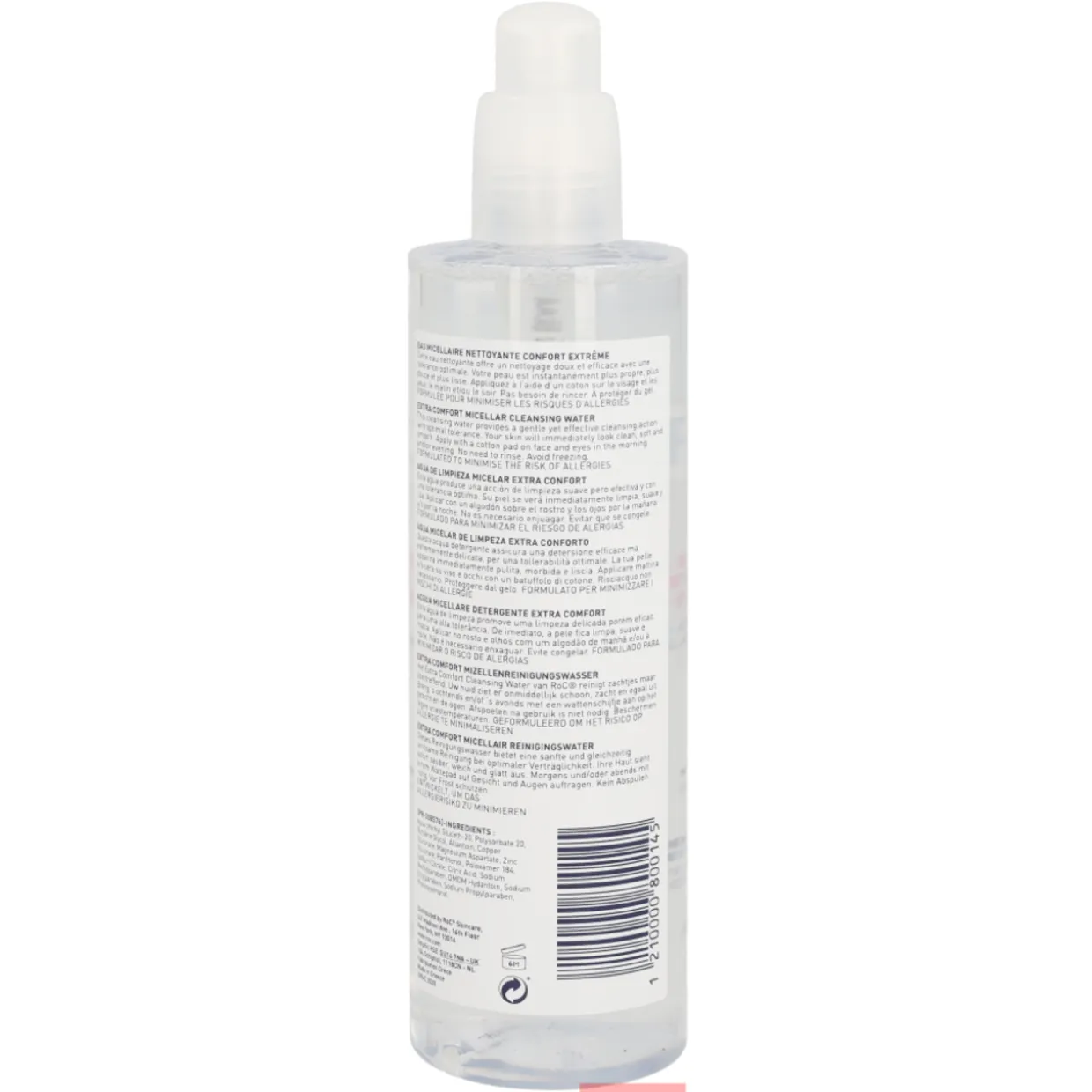 Misellivesi, ROC 400 ml Micellar Extra Comfort Cleansing Water