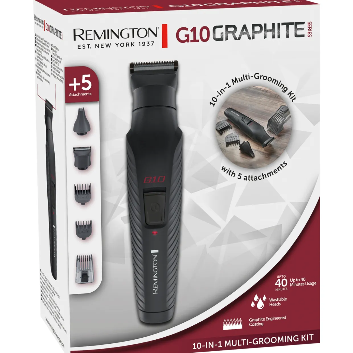 Monitoimitrimmeri Remington G10 PG2100 Graphite