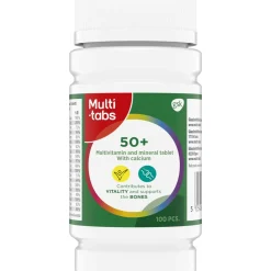 Monivitamiini Multi-tabs 100 kpl 50+
