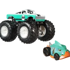 Monsterauto ja pikkuauto Hot Wheels
