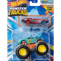 Monsterauto ja pikkuauto Hot Wheels