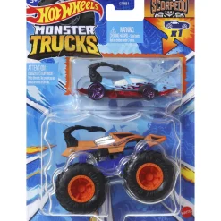 Monsterauto ja pikkuauto Hot Wheels