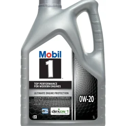 Moottoriöljy Mobil 1 0W-20, 5 l