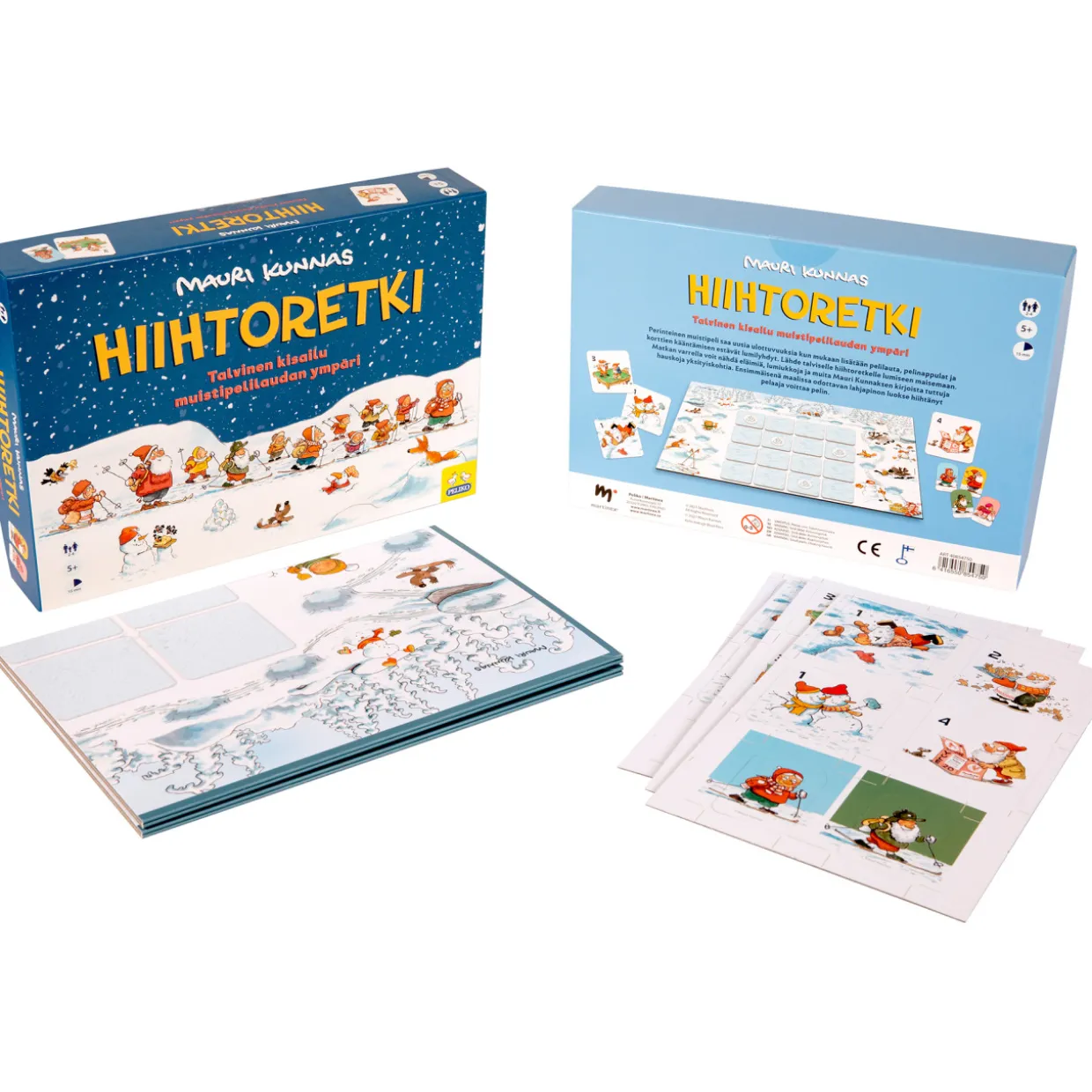 Muistipeli Kunnas hiihtoretki
