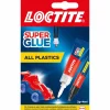 Muovipikaliima Super Glue All Plastics, 2 g / 4 ml