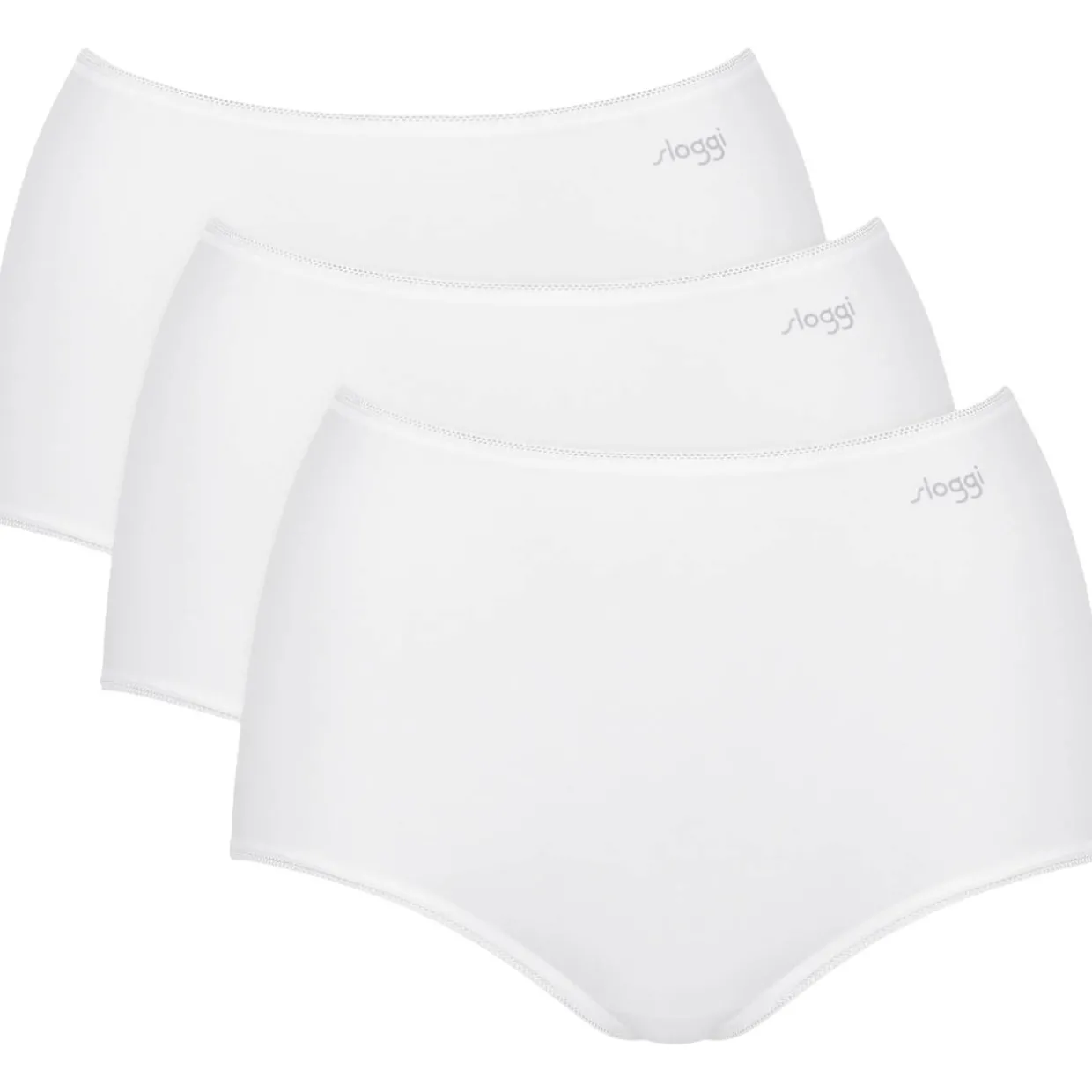 Naisten maxi-alushousut Sloggi Pure Comfort, 3 kpl/pkt
