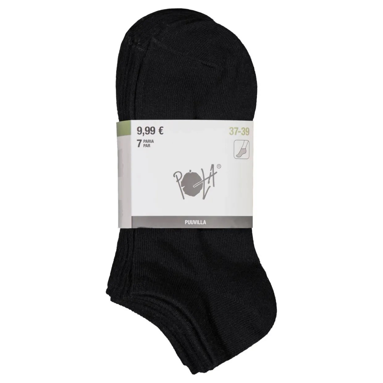 Naisten sneaker-sukat Pola 7 pr/pkt