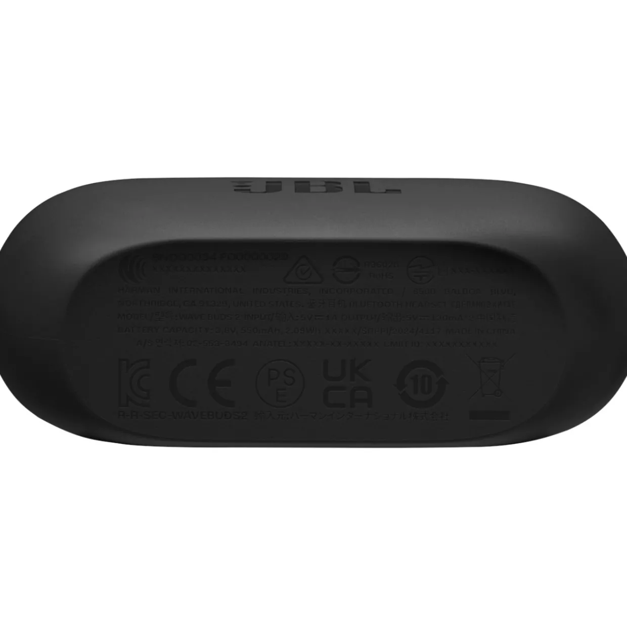 Nappikuulokkeet JBL Vibe Buds 2, musta