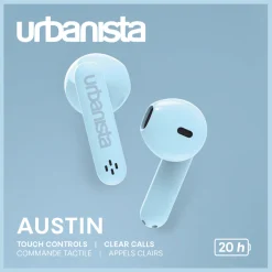 Nappikuulokkeet Urbanista Austin Skylight Blue