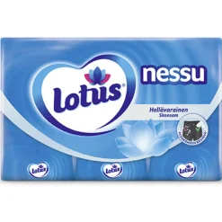 Nenäliina Lotus Nessu 6 x 10 kpl taskupakkaus
