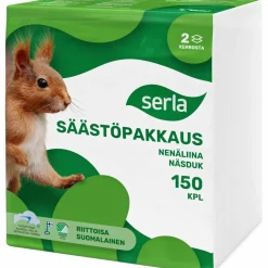 Nenäliina Serla 150 kpl säästöpakkaus