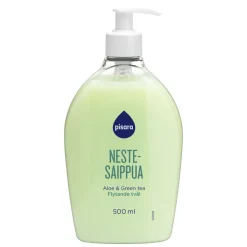 Nestesaippua Pisara 500 ml Creamy Aloe&Green Tea