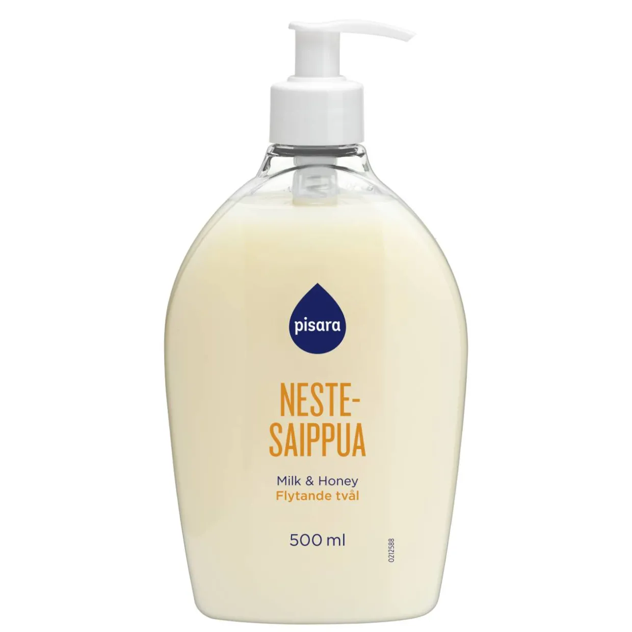 Nestesaippua Pisara 500 ml Creamy Milk & Honey