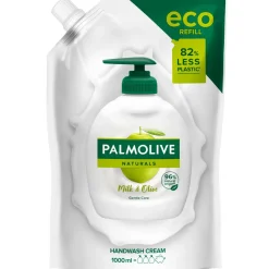 Nestesaippua täyttöpussi Palmolive 1000 ml Naturals Milk & Olive