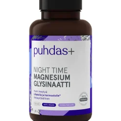 Night Time Magnesium glysinaatti Puhdas+ 120 kpl