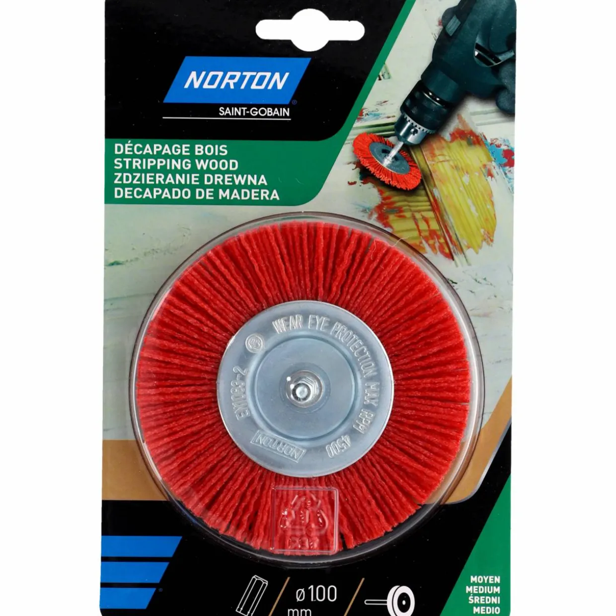 Nylonharja Norton Expert 100 x 6 mm