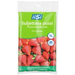 Pakastuspussi Iisi 0,5 l 25 kpl suljettava