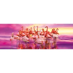 Palapeli Clementoni 1000 palaa Flamingo Dance panorama