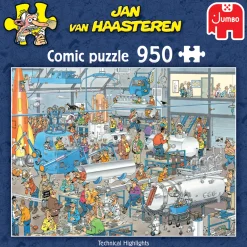 Palapeli Jumbo 950 palaa Jan van Haasteren Technical Highlights