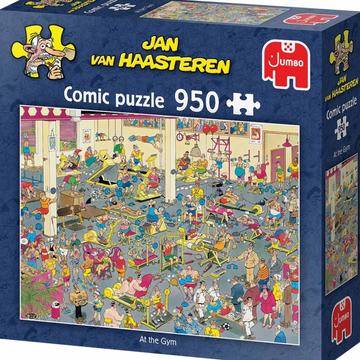 Palapeli Jumbo 950 palaa Jan van Haasteren At the Gym