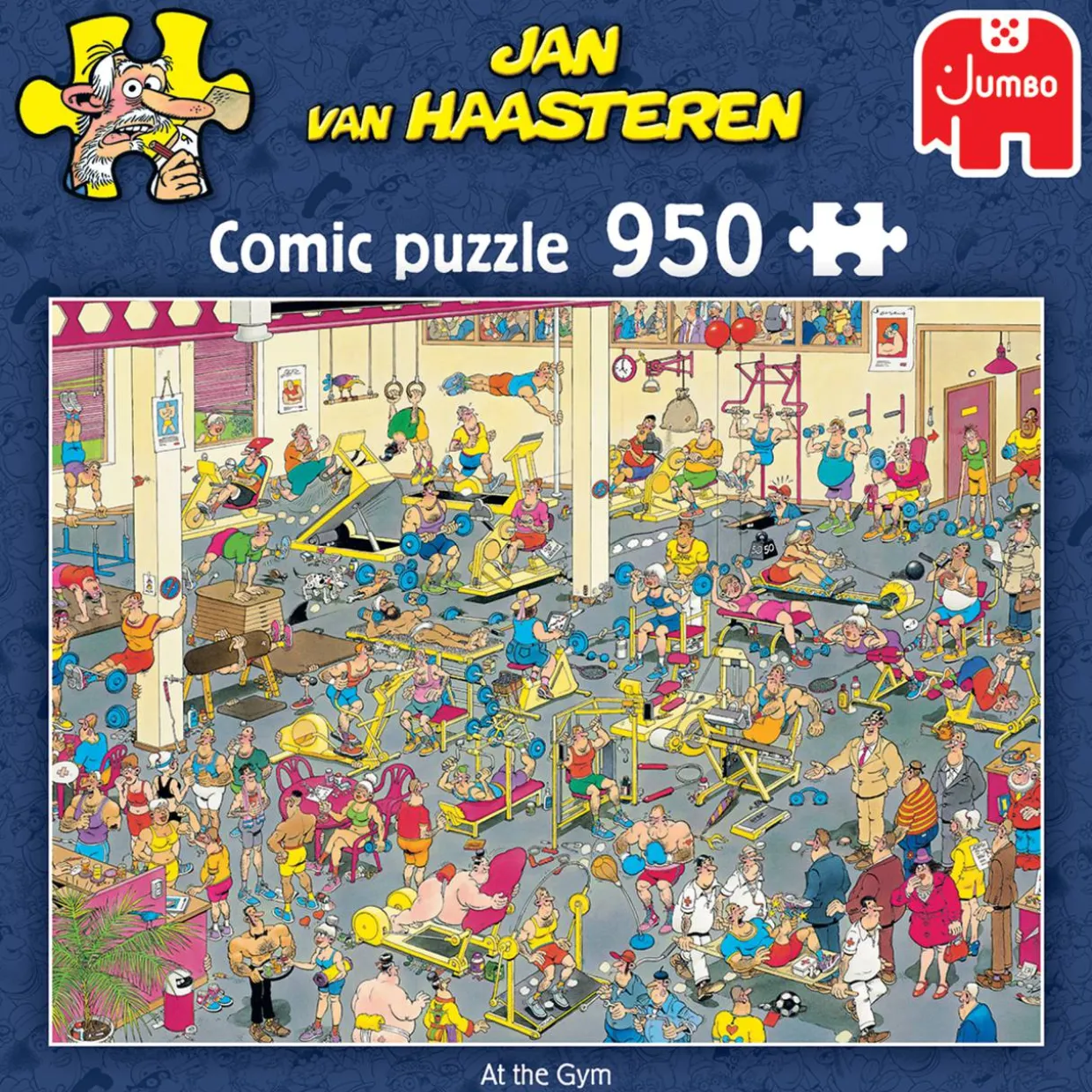 Palapeli Jumbo 950 palaa Jan van Haasteren At the Gym