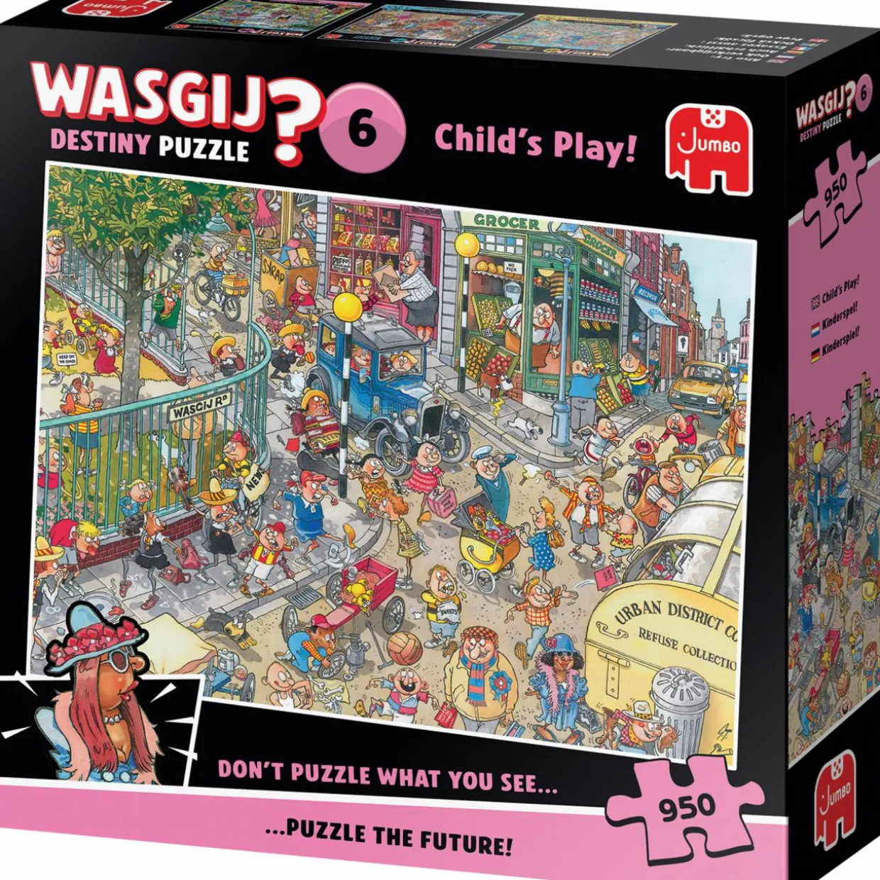 Palapeli Jumbo 950 palaa Wasgij Destiny 6 Childs Play