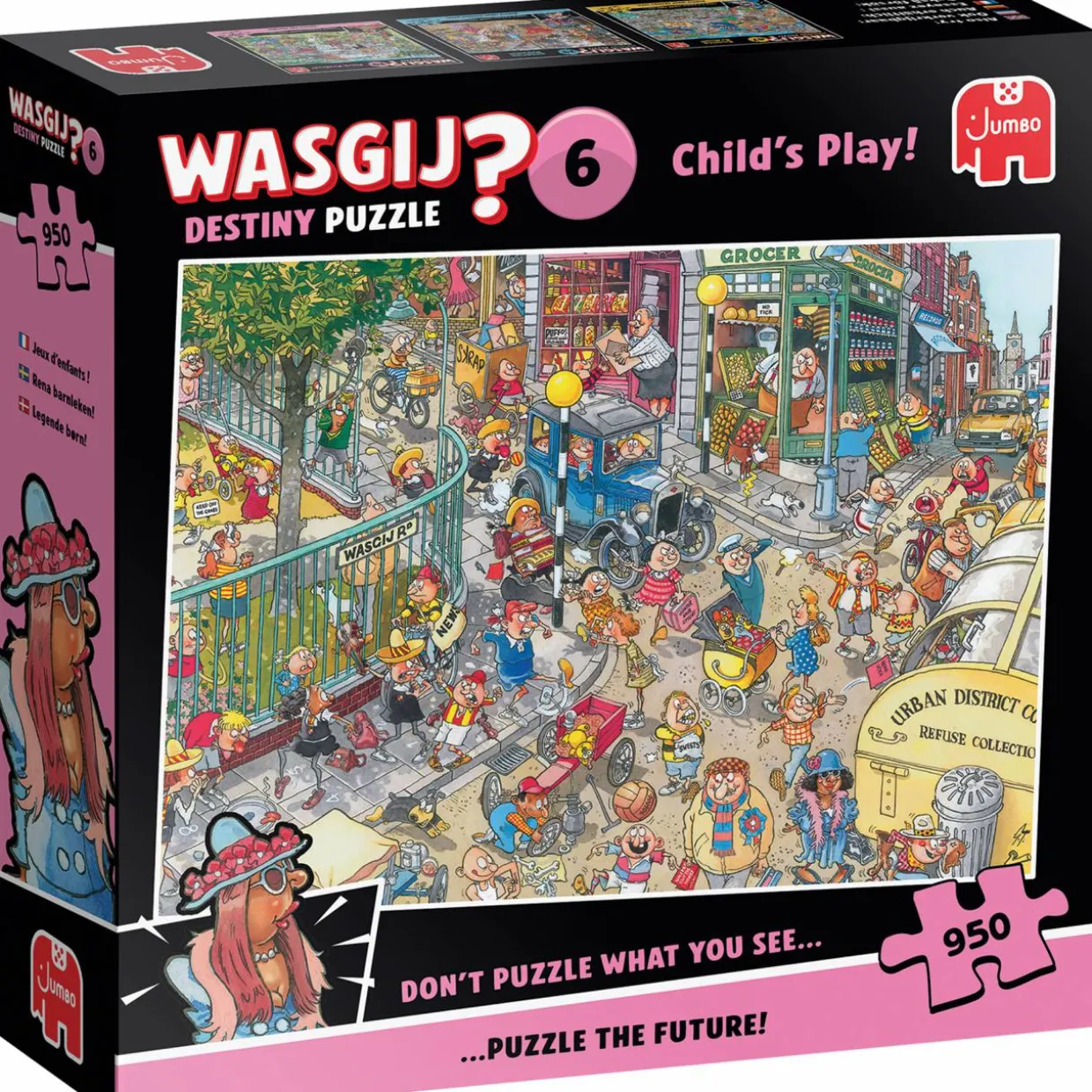 Palapeli Jumbo 950 palaa Wasgij Destiny 6 Childs Play