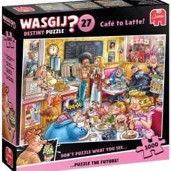 Palapeli Jumbo 1000 palaa Wasgij Destiny 27 Café to Latte!