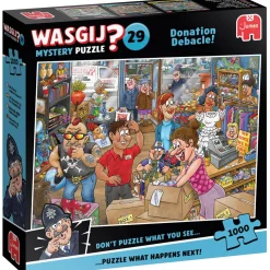 Palapeli Jumbo 1000 palaa Wasgij Mystery 29 Donation Debacle!