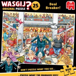 Palapeli Jumbo 950 palaa Wasgij Original 25 Deal Breaker!