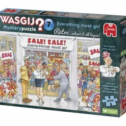 Palapeli Jumbo 1000 palaa Wasgij Retro Mystery 7 Everything Must Go