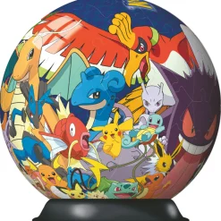 Palapeli Ravensburger 3D Pokémon pallo 72 palaa