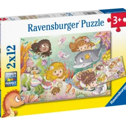 Palapeli Ravensburger Fairies And Mermaids 2x12 palaa
