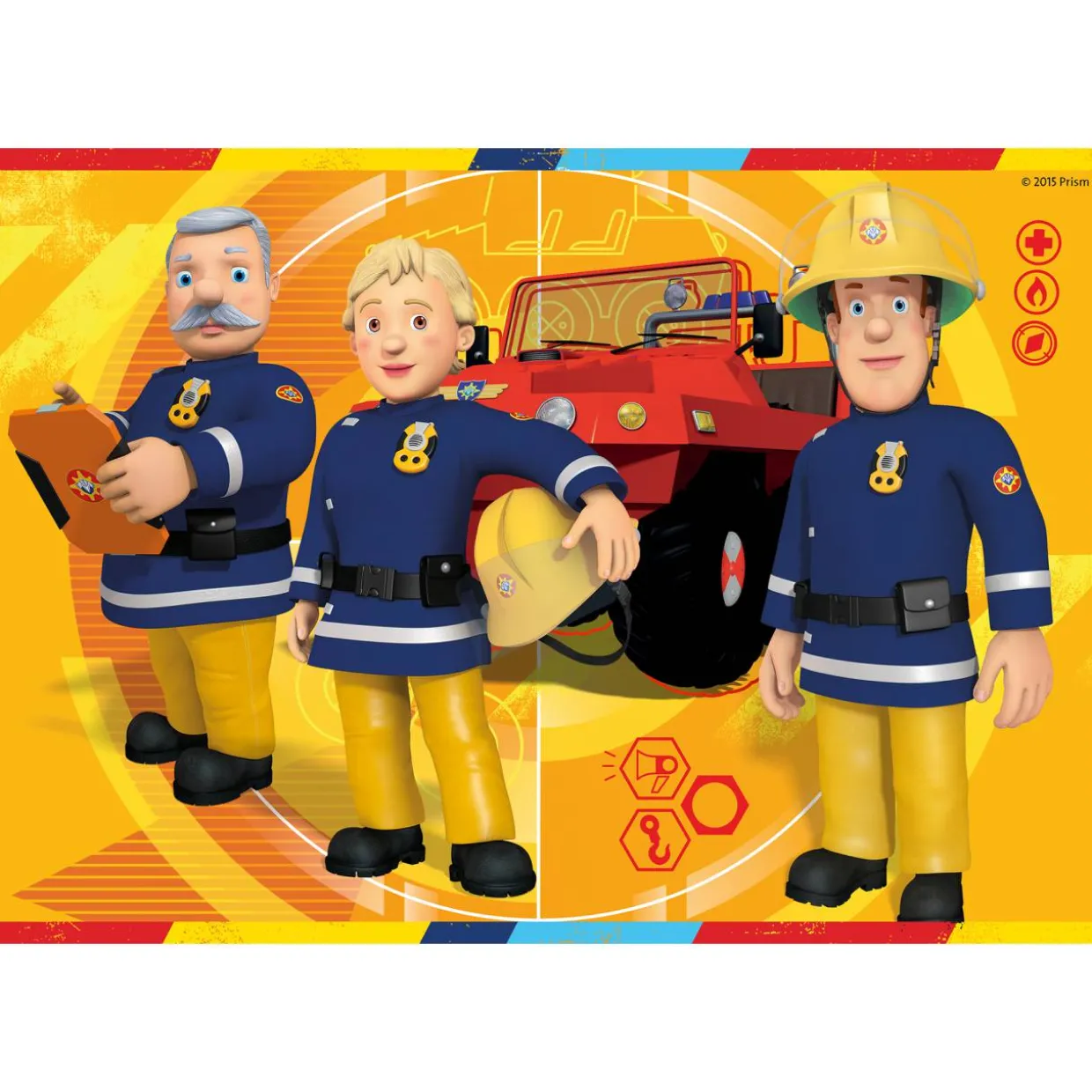 Palapeli Ravensburger Fireman Sam In Action 2x12 palaa