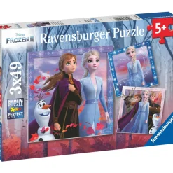 Palapeli Ravensburger Frozen 2 The Journey Starts 3x49 palaa