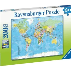 Palapeli Ravensburger Map Of The World 200 palaa