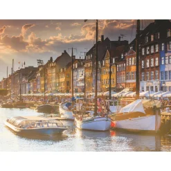 Palapeli Ravensburger 500 palaa Sunset In Copenhagen