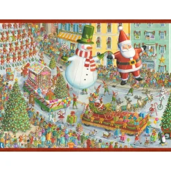 Palapeli Ravensburger 500 palaa Here Comes Christmas