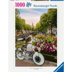 Palapeli Ravensburger 1000 palaa Bicycle Amsterdam