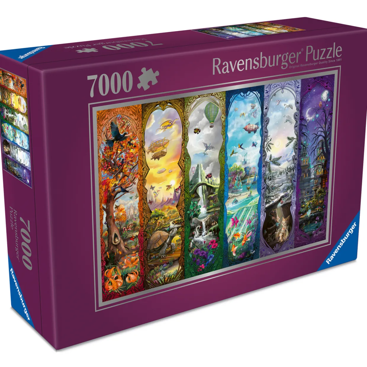 Palapeli Ravensburger 1000 palaa Minecraft Mobs