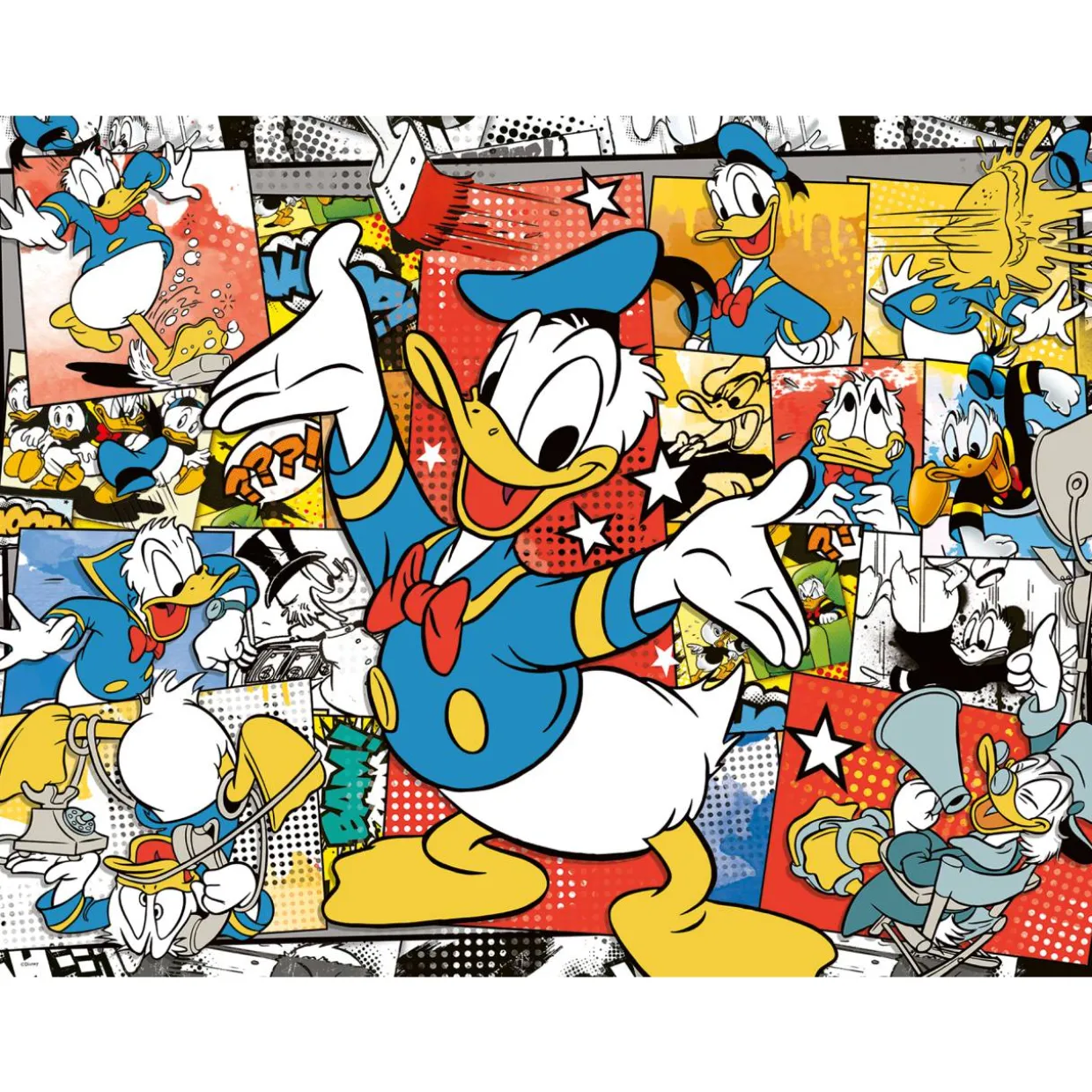 Palapeli Ravensburger 1500 palaa Donald Duck