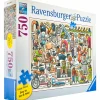 Palapeli Ravensburger 750 palaa Athletic Fit
